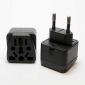 Adaptador de corriente Dinamarca hembra a UE macho (4,0 mm)