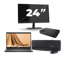 Dell Latitude 5401 - Intel Core i7-9.ᵃ Generación - 14 pulgadas - 8GB RAM - 256GB SSD - Windows 11 + 1x 24 pulgadas Monitor