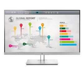 HP EliteDisplay E273q - 27 pulgadas - 2560x1440 - DP - HDMI - VGA - Plata